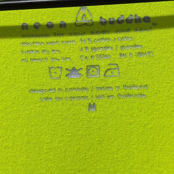 Neon Buddha Front Ruched Tank - Picture 8 of 8